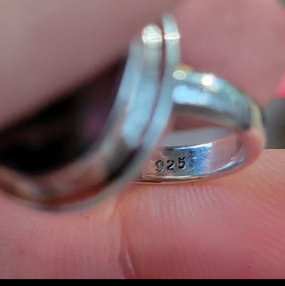 💥LAST ONE💥Modern Minimalist Abalone 925 Silver Ring - Picture 5 of 6